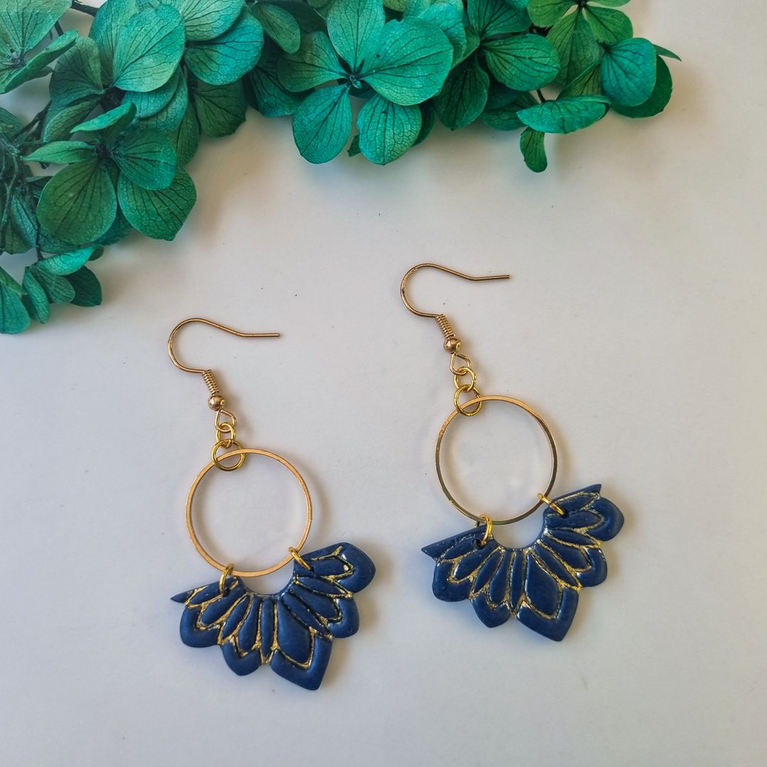 Golden Navy Floral 2