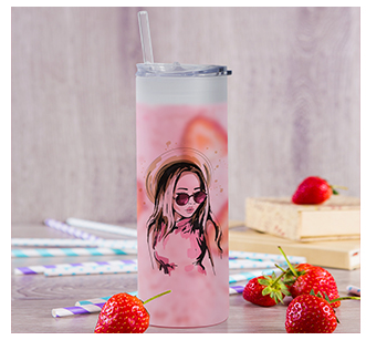 Customize Frosted Glass Tumbler (25 OZ)