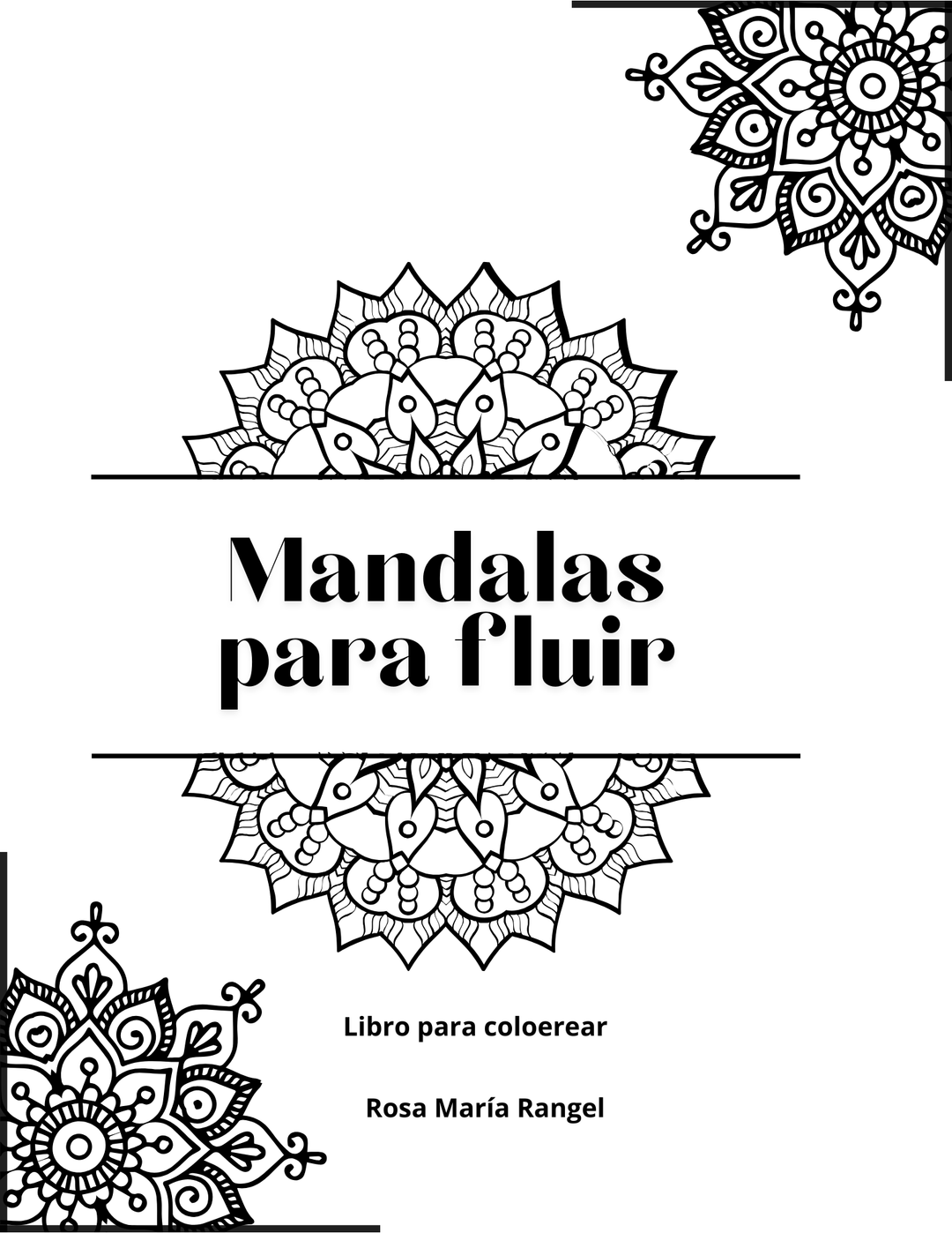 Libro para colorear de mandalas