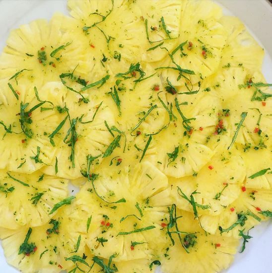 Pineapple Carpaccio