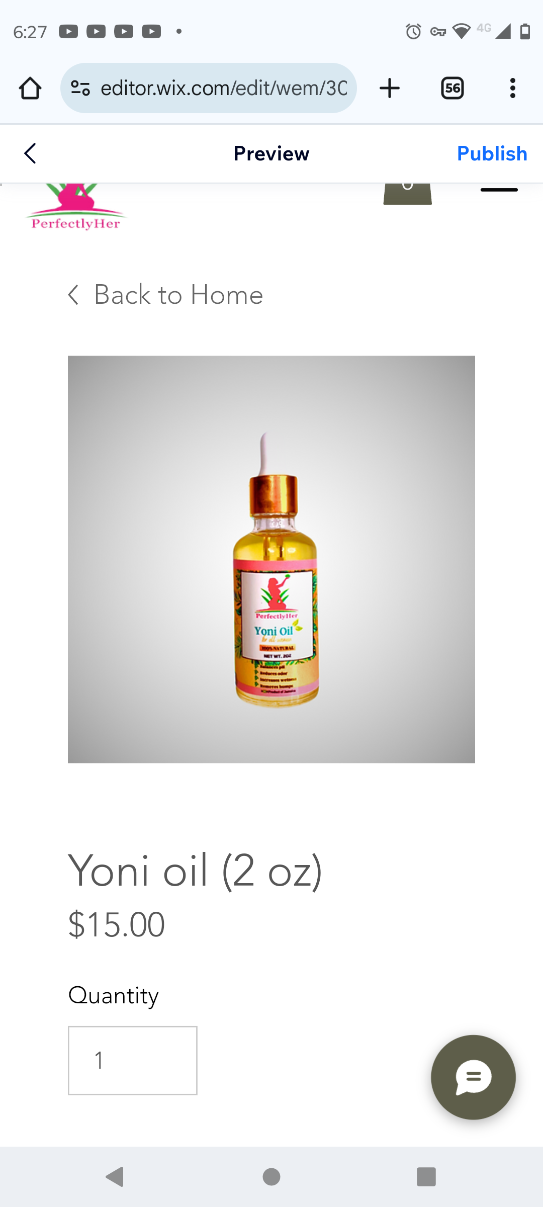 Yoni Oil 1 oz 