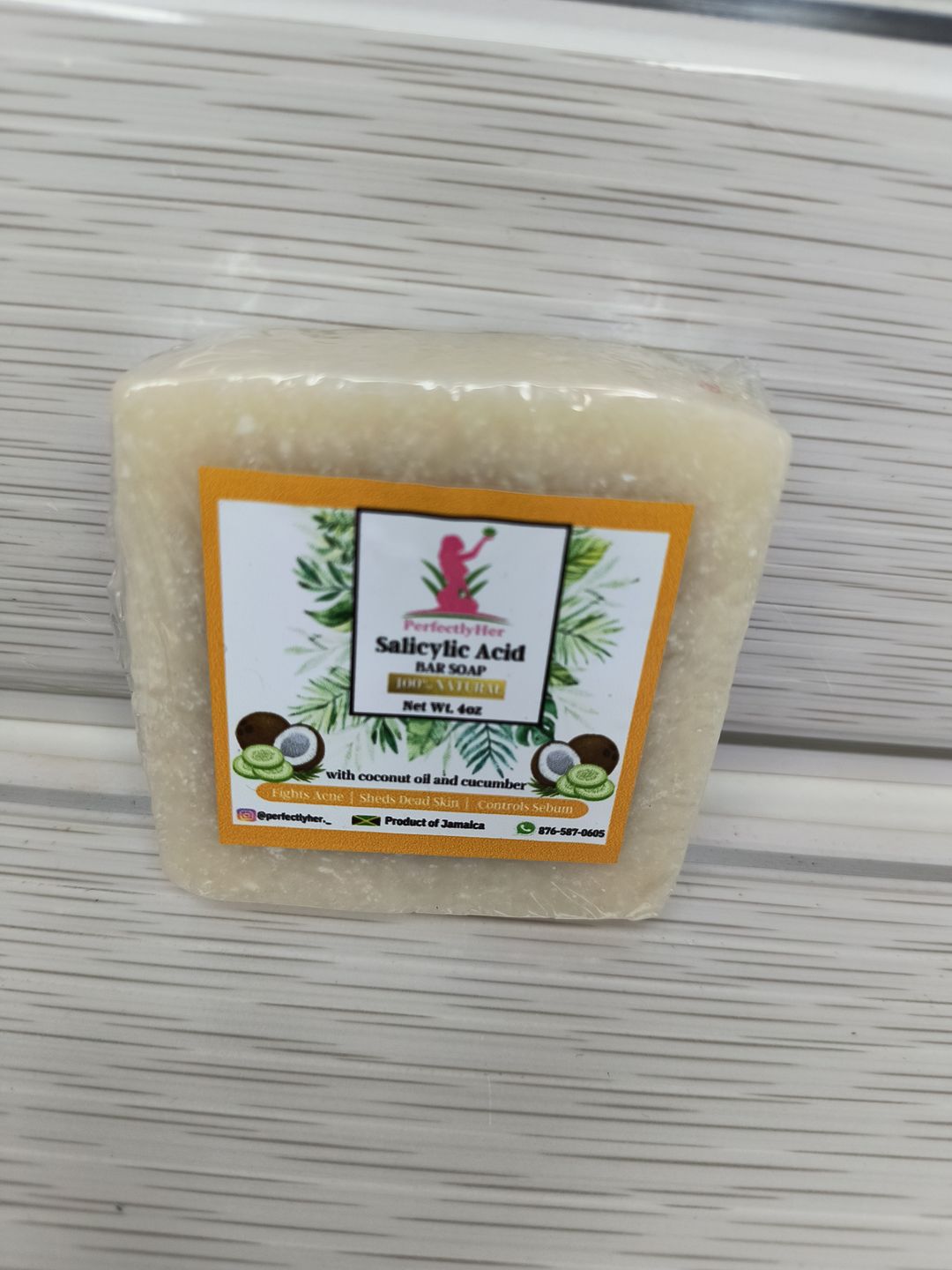 Salicylic acid bar soap 