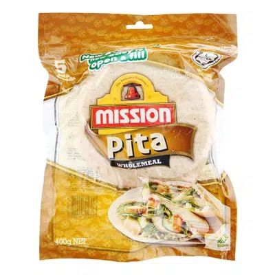 Mission Pita Bread - Wholemeal 400g