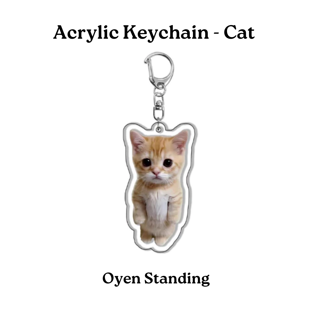 Acrylic Keychain - Cat