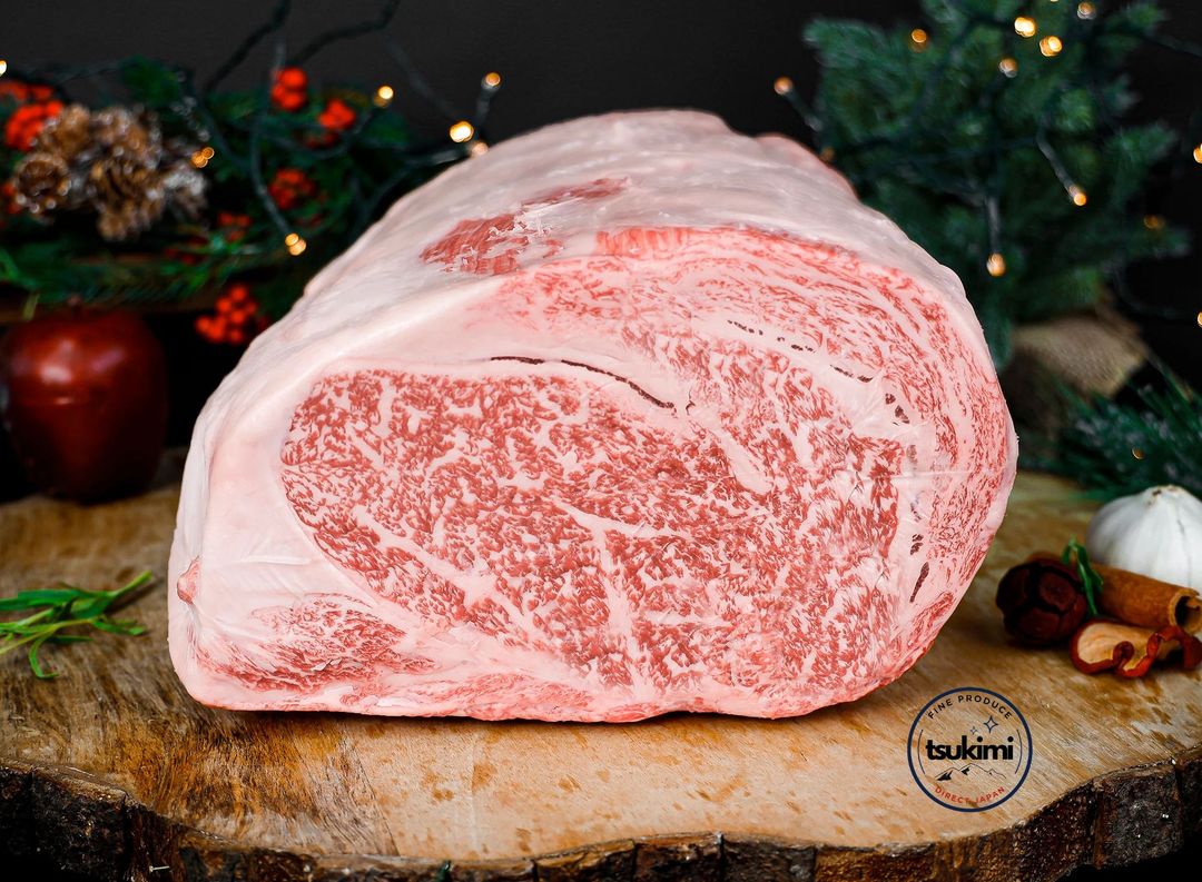 Sashimi Grade Frozen Kagoshima Premium Wagyu A5 Ribeye Whole Slab Estimate 3.5kg $150/KG