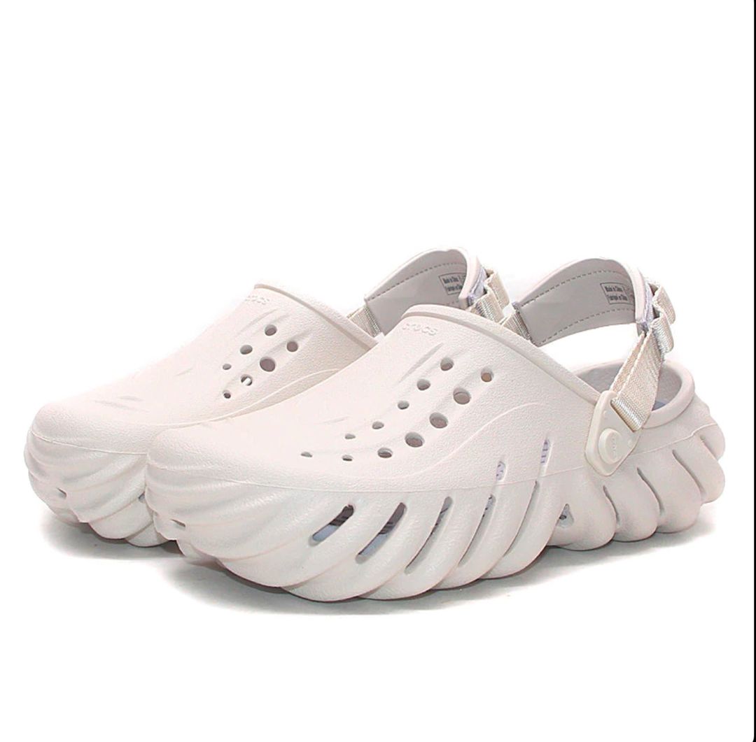 Preorder | Echo Clog Crocs - Cement