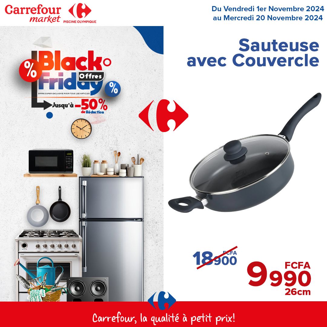 Sauteuse avec couvercle