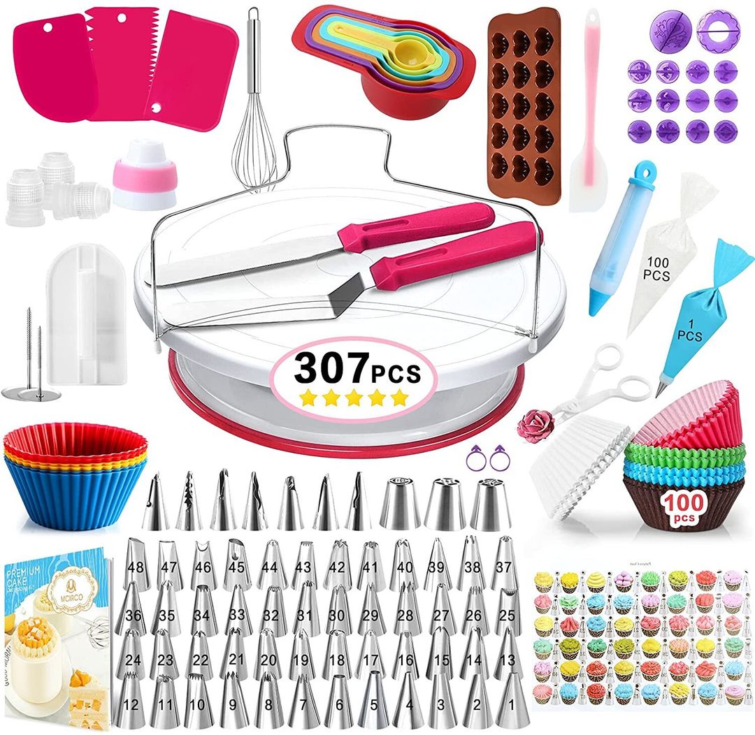 307 PCS CAKE DECORATING KITS