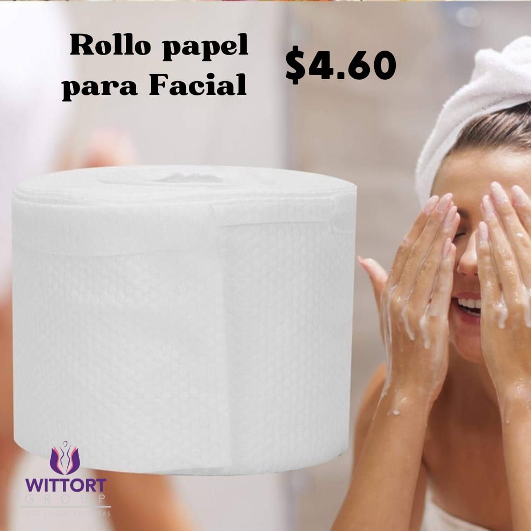 Rollo papel para facial