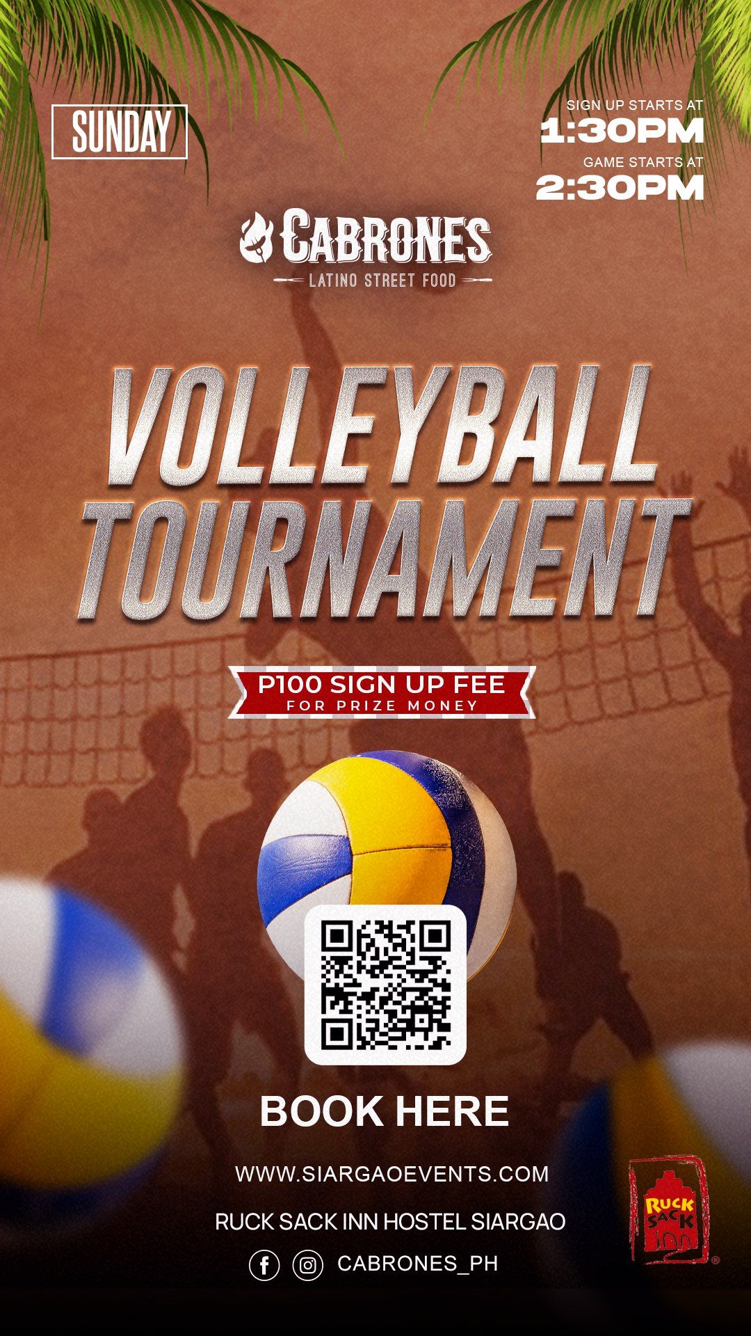 Sunday: Volleyball Tournament 