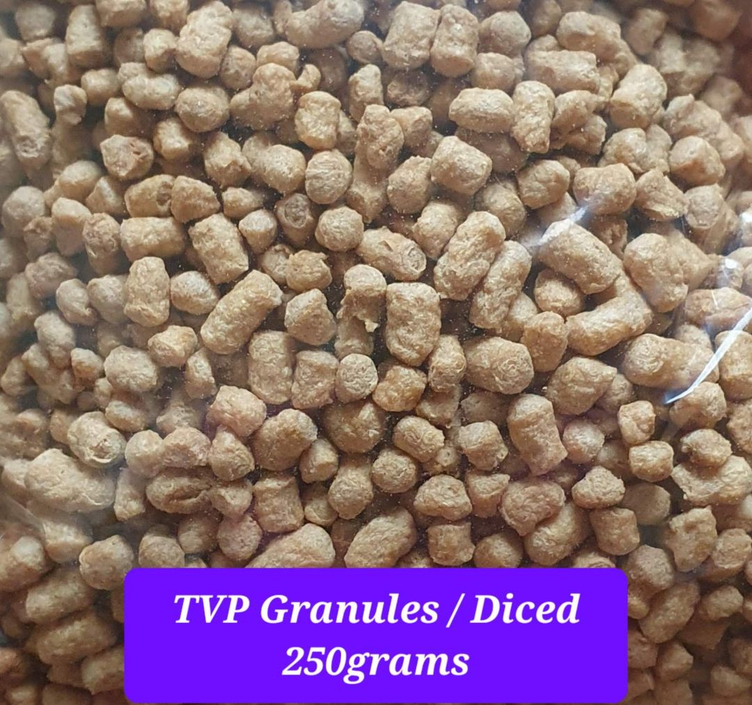 TVP Diced 250g Non GMO meat alternative