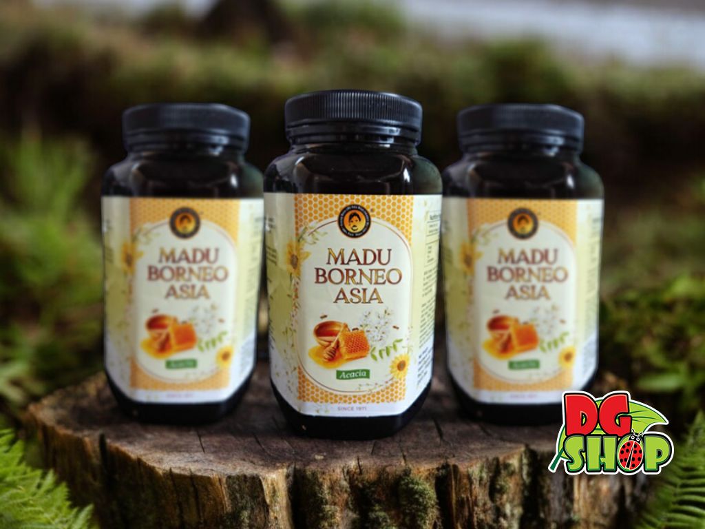 Madu Borneo Asia (Mangium Acasia) Young Bess DGShop2U - Madu Asli Premium 1Kg