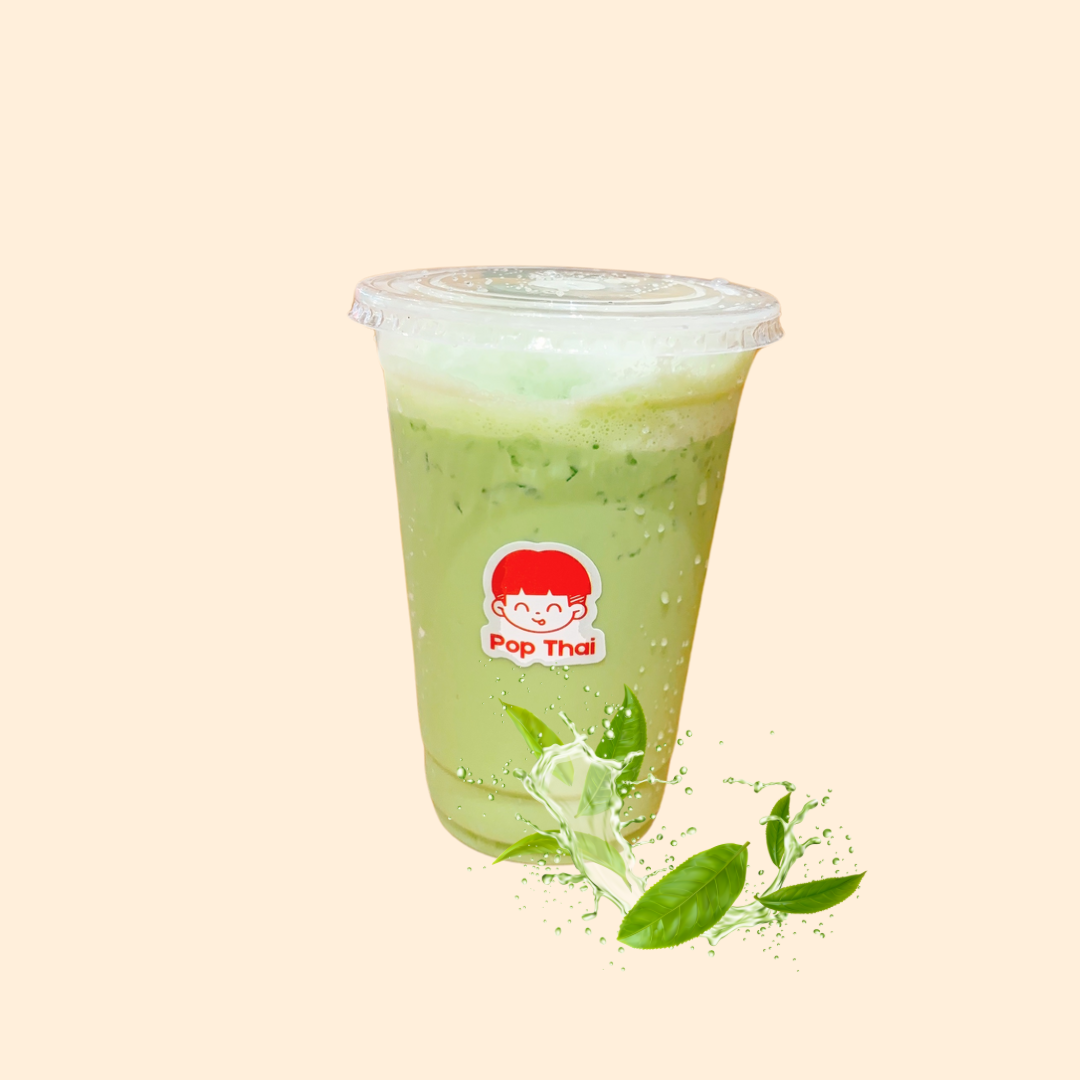 Thai green milk tea