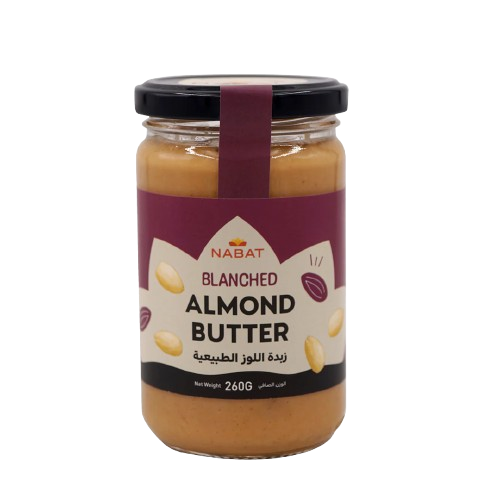 NABAT ORGANIC WHITE ALMOND BUTTER 260G