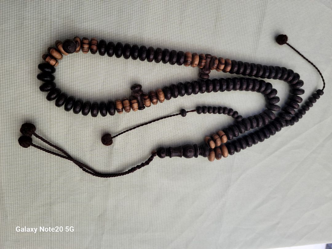 Handcrafted Finji and Abanos Wood Tasbih