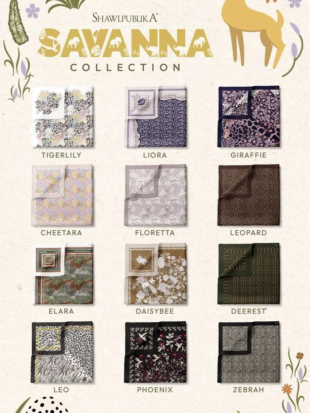 Savanna Collection by Shawl Publika