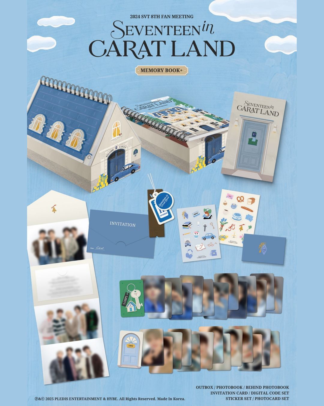 2024 SVT 8TH FAN MEETING <SEVENTEEN in CARAT LAND> MEMORY BOOK