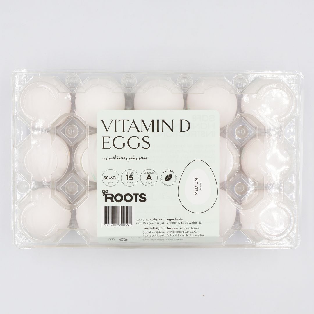 Roots Vitamin D Eggs White 15S 1kg