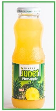 JUNET PINEAPPLE GLASS 300ML X24 - 20653