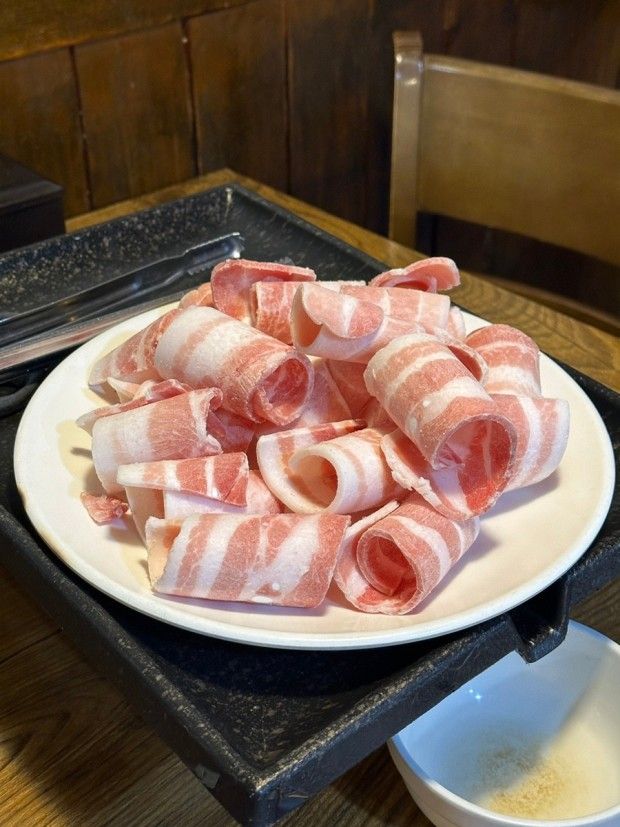 대패삼겹살 (Thin pork belly)400g