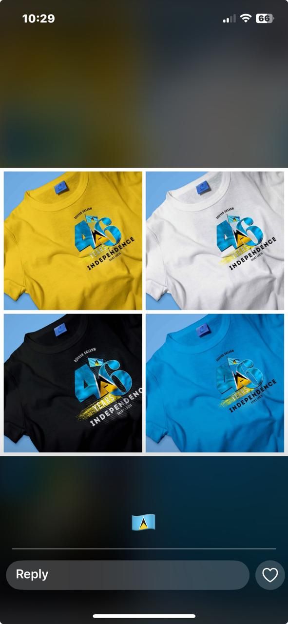 St Lucia Independence T-Shirt