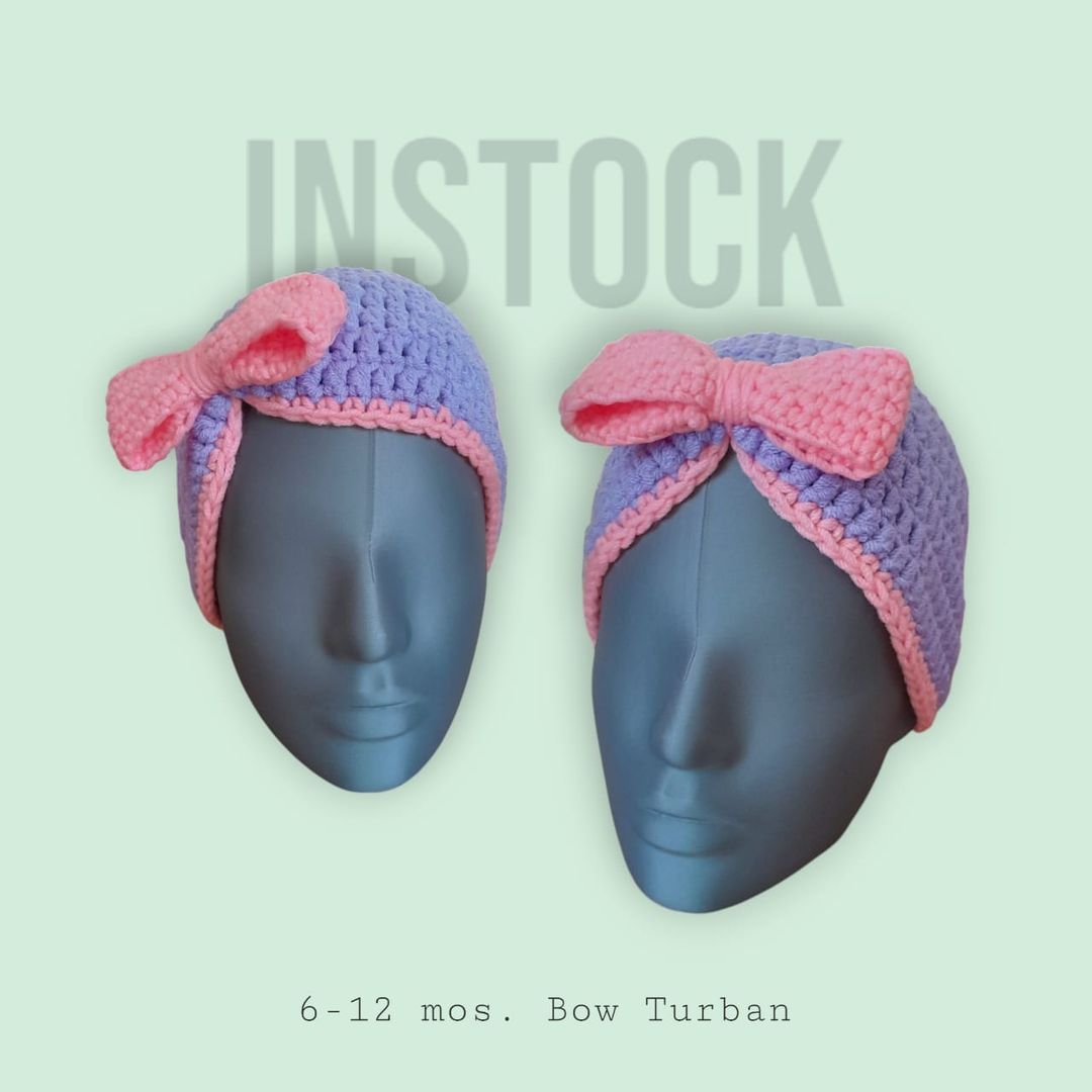 [INSTOCK] 6-12 mos. Bow Turban