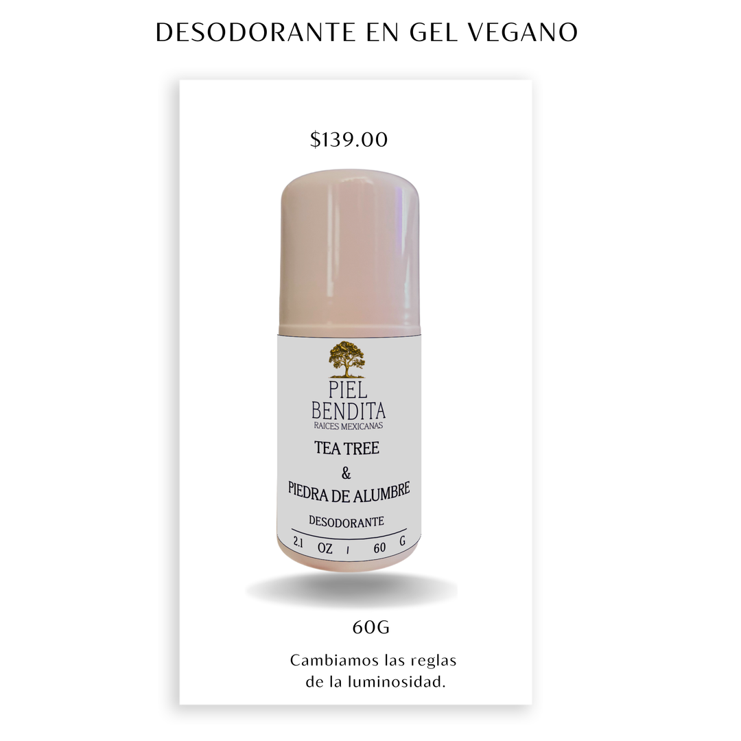 DESODORANTE EN GEL VEGANO CON PIEDRA DE ALUMBRE 60 ML