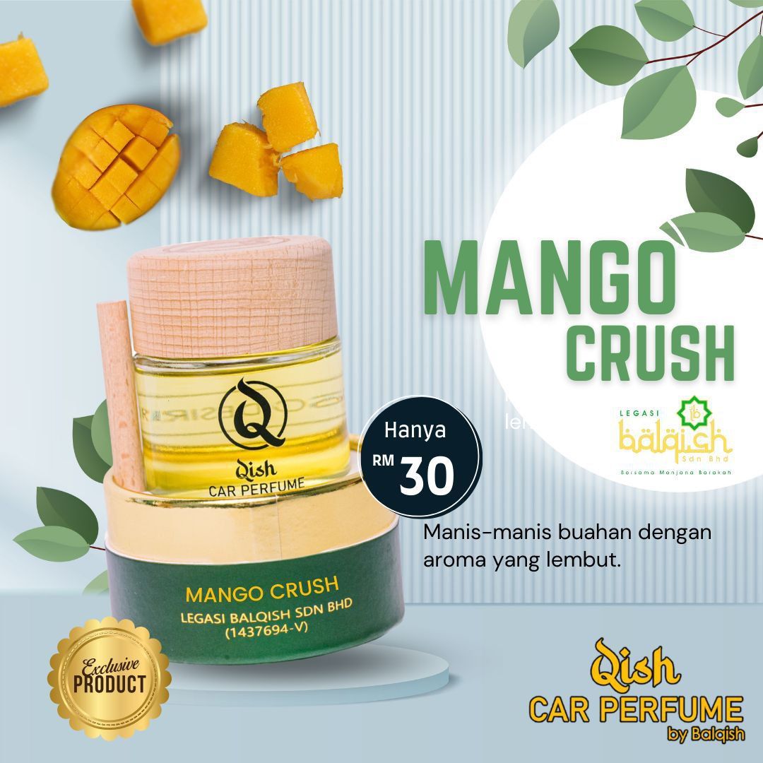 Qish Car Perfume - Mango Crush