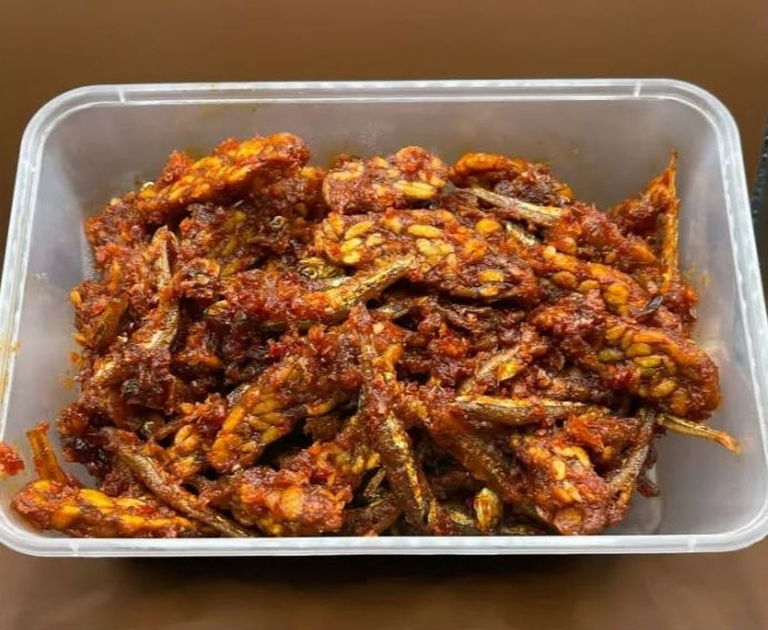 Sambal Kering Tempeh Ikan Bilis