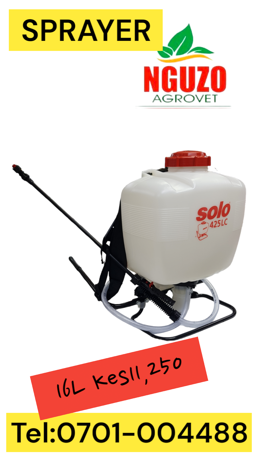 SOLO KNAPSACK SPRAYER 