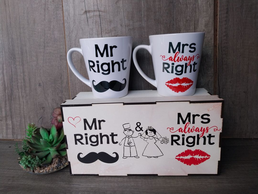 Mr Right & Mrs Always Right Mug Set