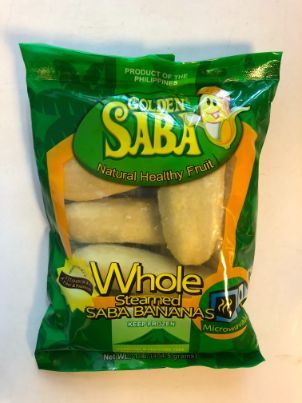 Steamed Saba Banana (Whole) 454g