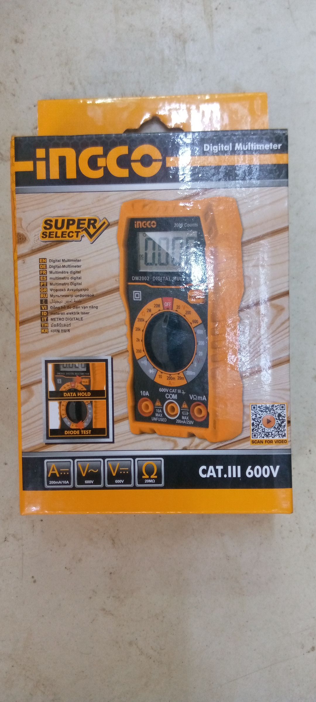 Ingco digital multimeter 