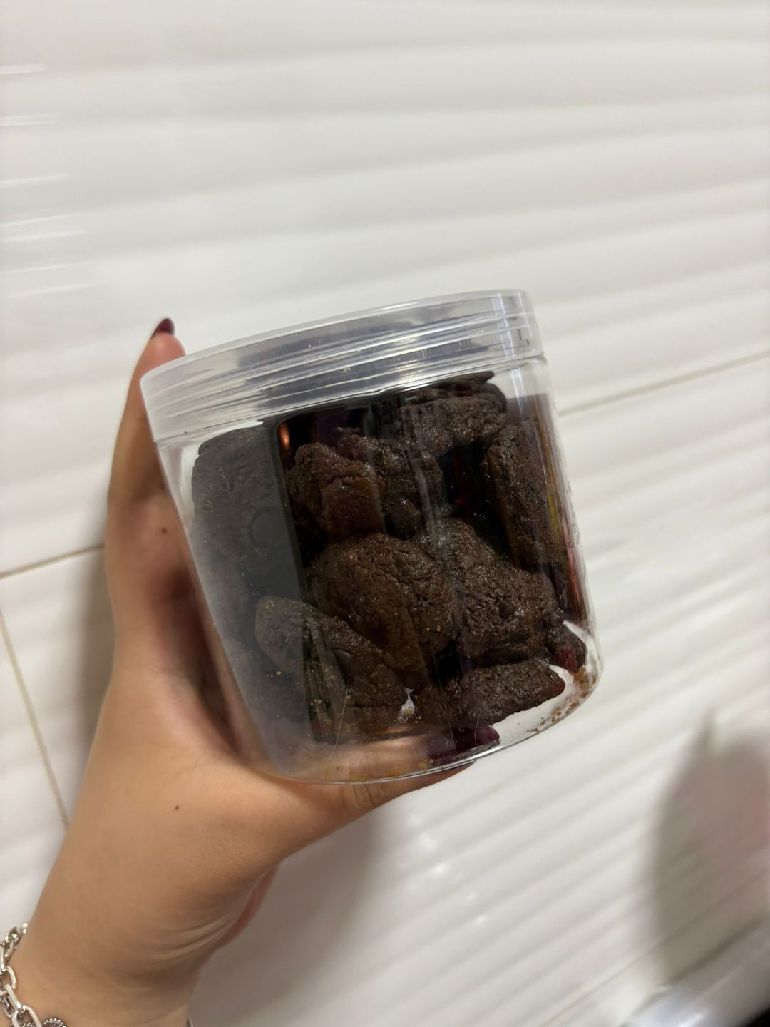 1 BOTTLE DOUBLE CHOC CHOP COOKIES - 300GMS