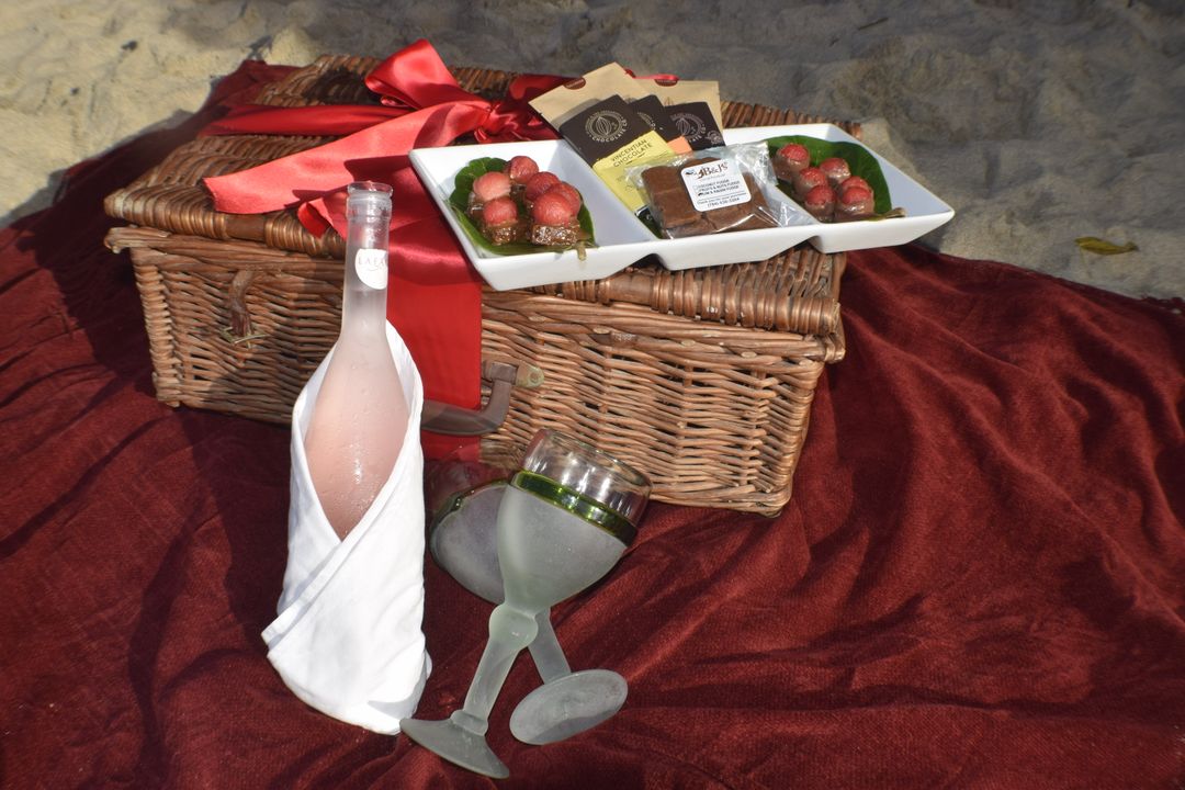 Valentine's Vintage Picnic Hamper