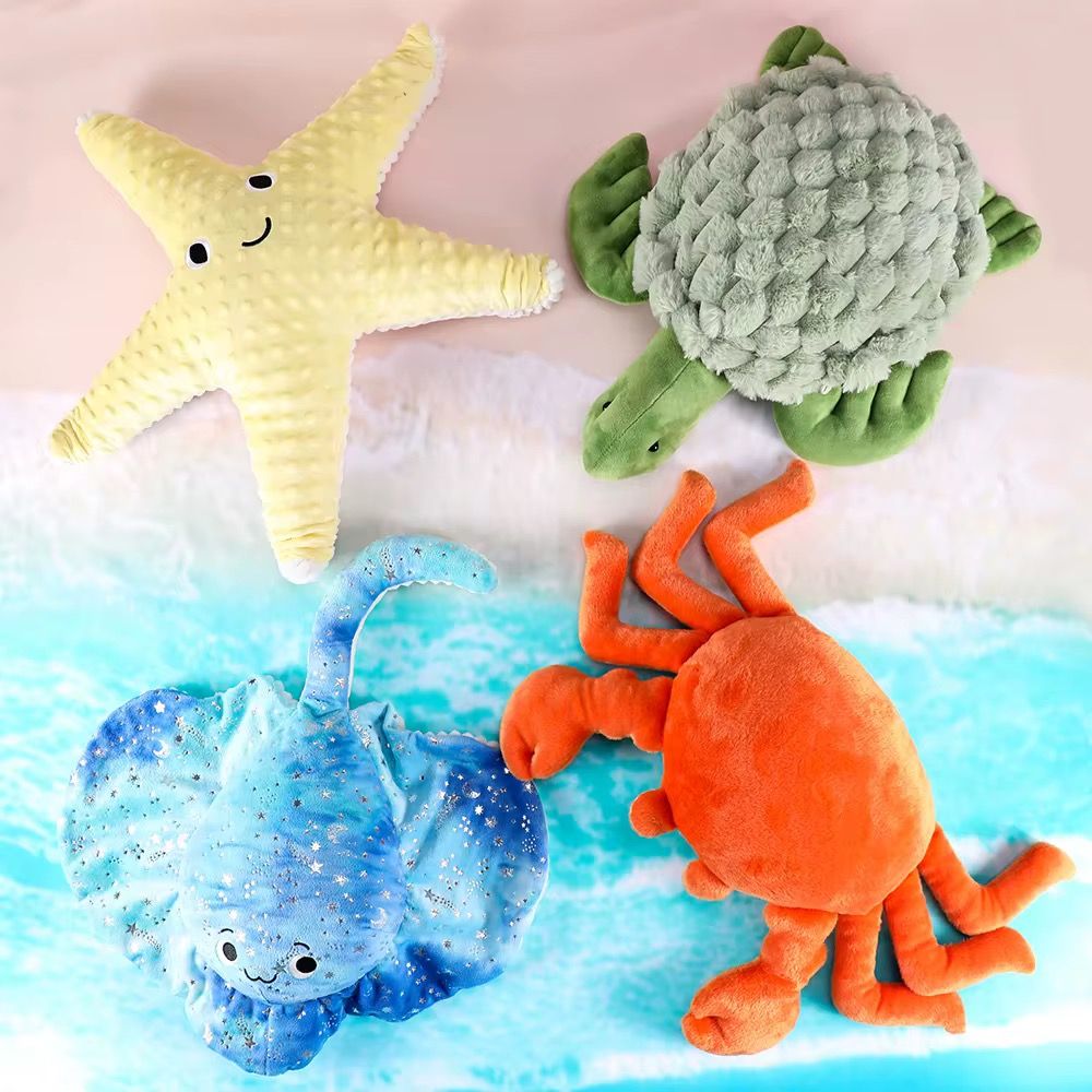 Plush Marine life weighted teddies 