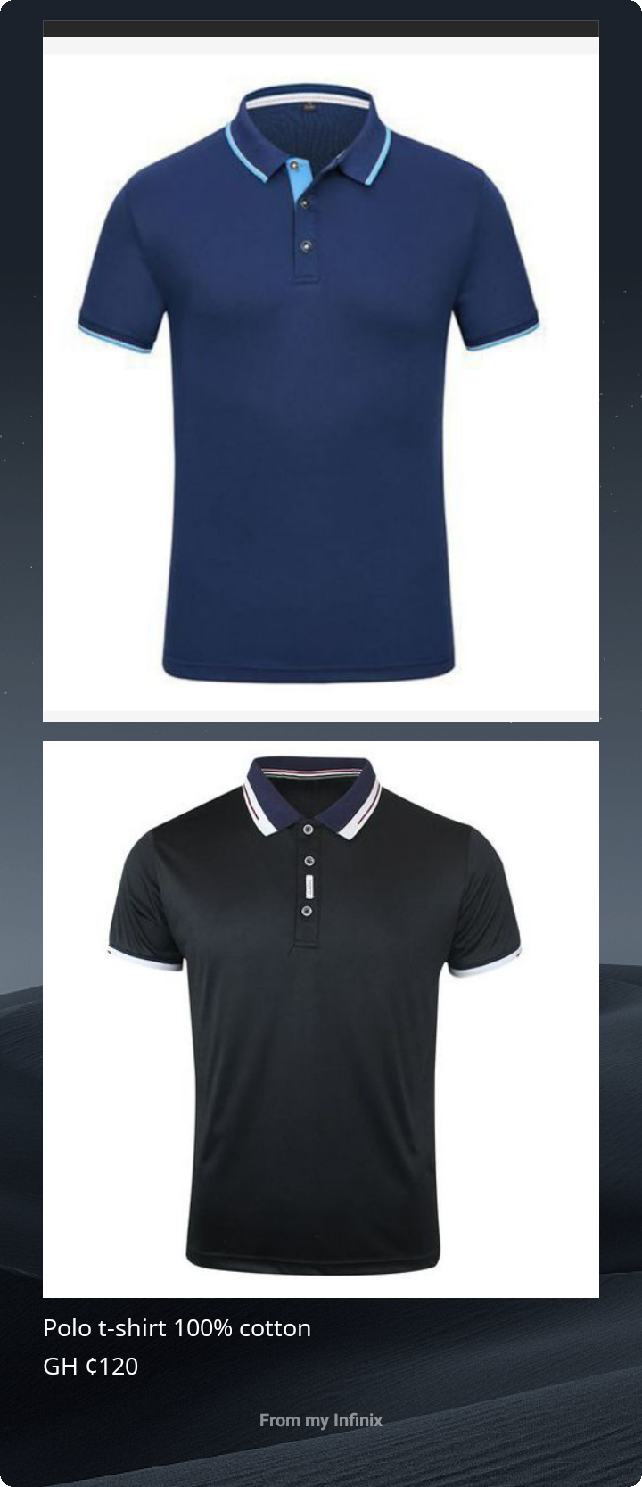 Polo t-shirt blue