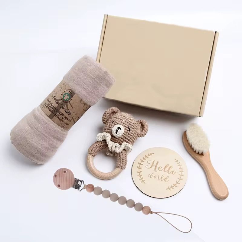 Animal Crochet- Newborn Gift Set 