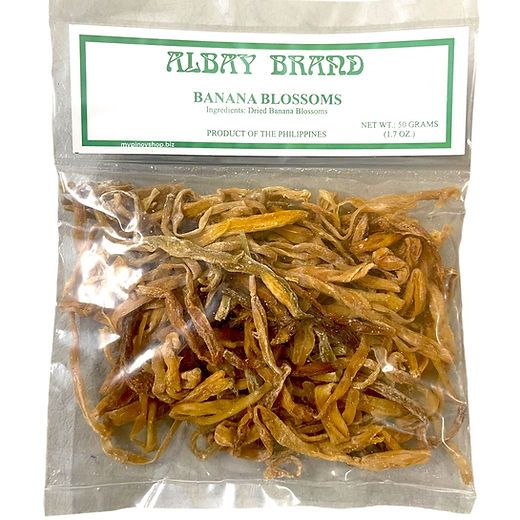 Albay Brand Dried Banana Blossoms 50g