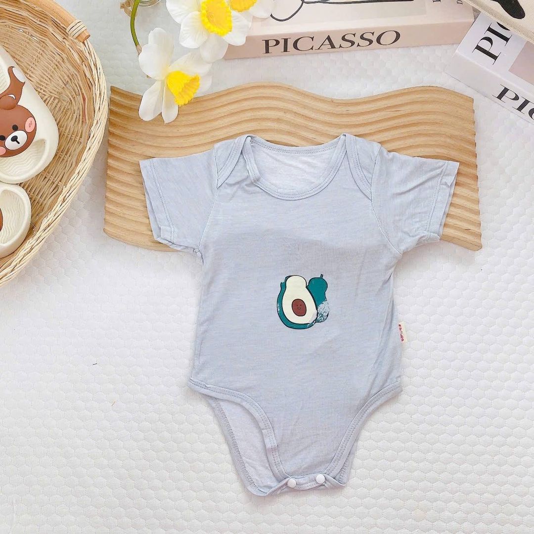 Breezy Baby Romper - Avocado