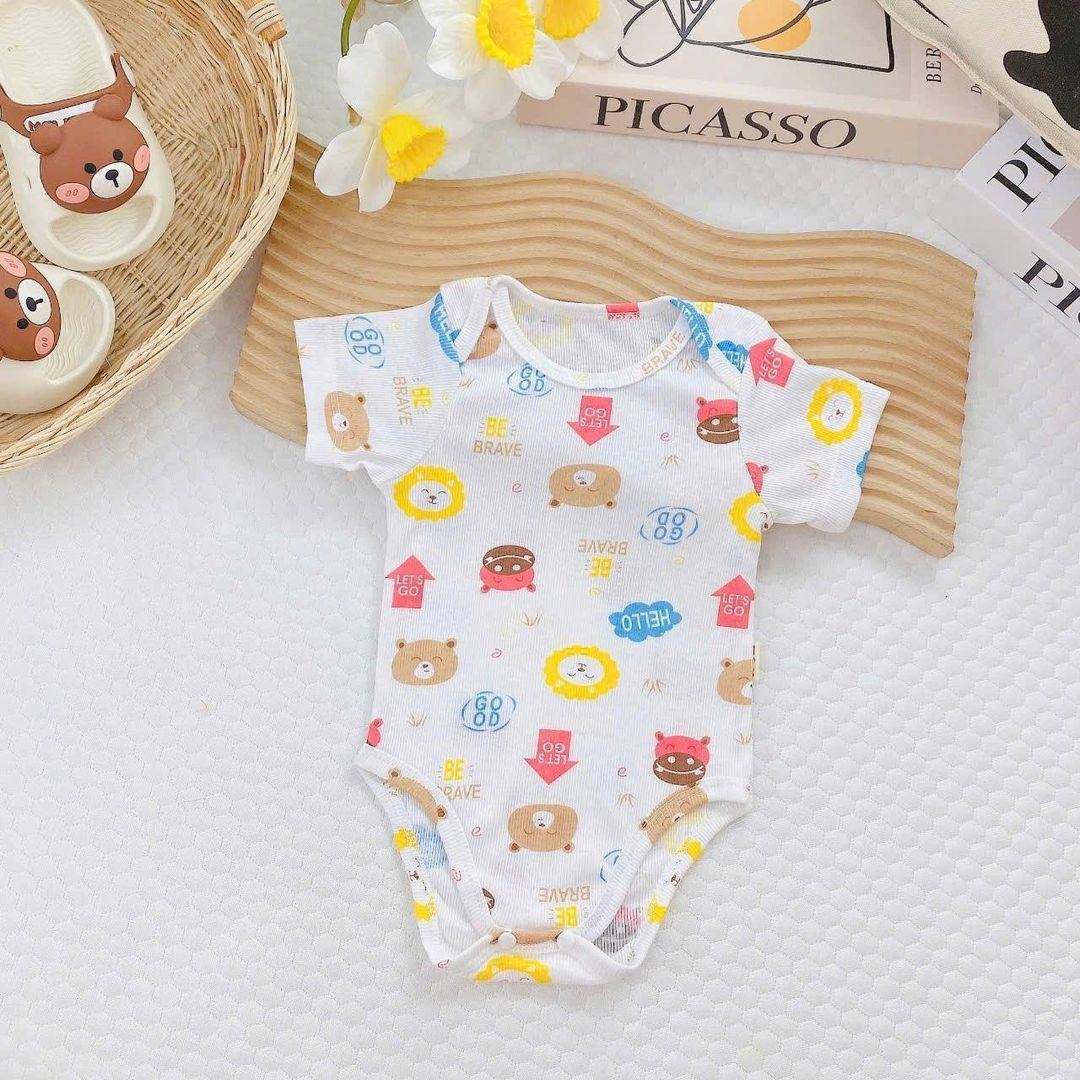 Breezy Baby Romper - Bear