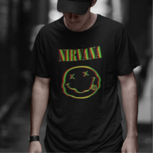 Polo oversize Nirvana - Unisex