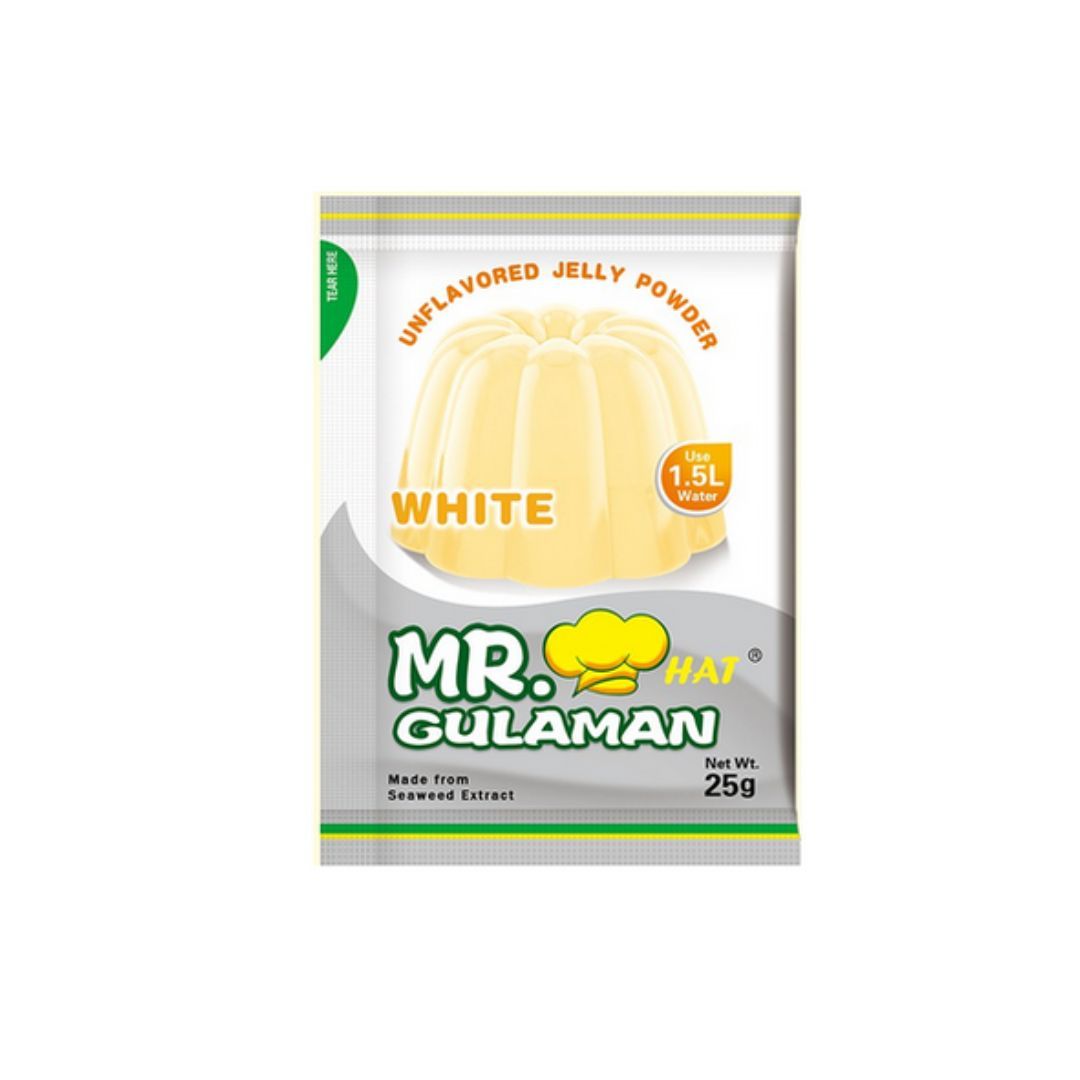 Mr. Gulaman Unflavored Jelly - White