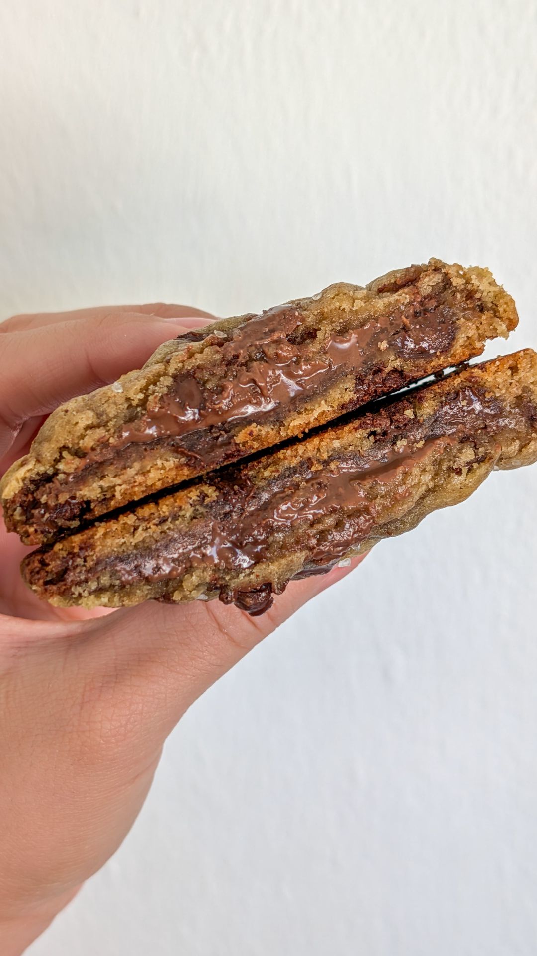 Nutella stuffed cookie