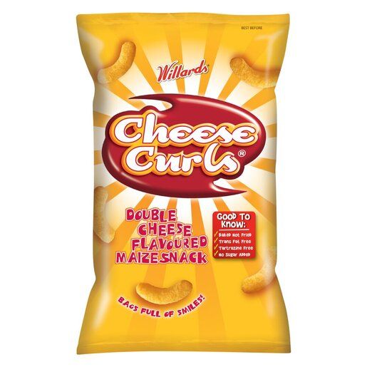 Willards Cheese Curls 150g