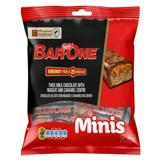 Nestle Bar One Mini Bag 189g