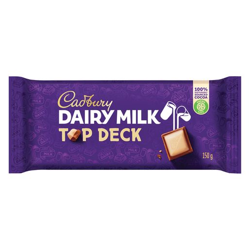 Cadbury Slab Top Deck 150g