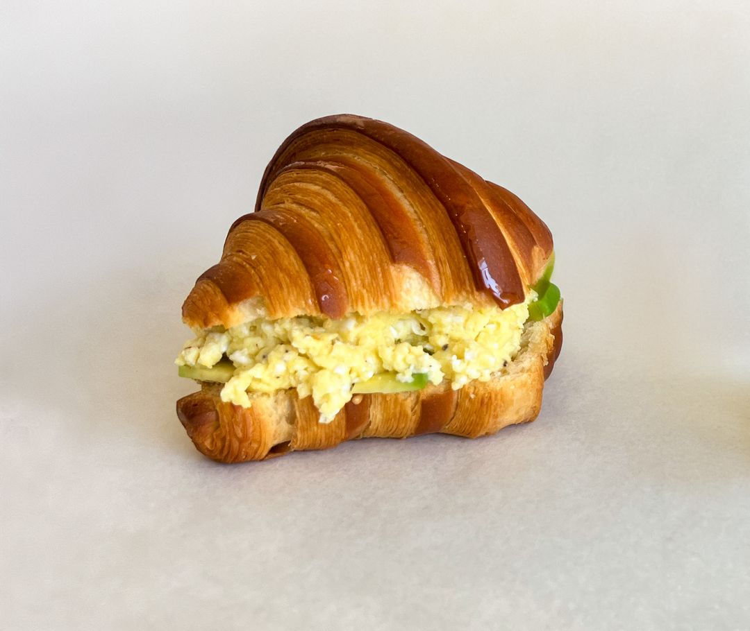 Scrambled Egg Croissant Sandwich