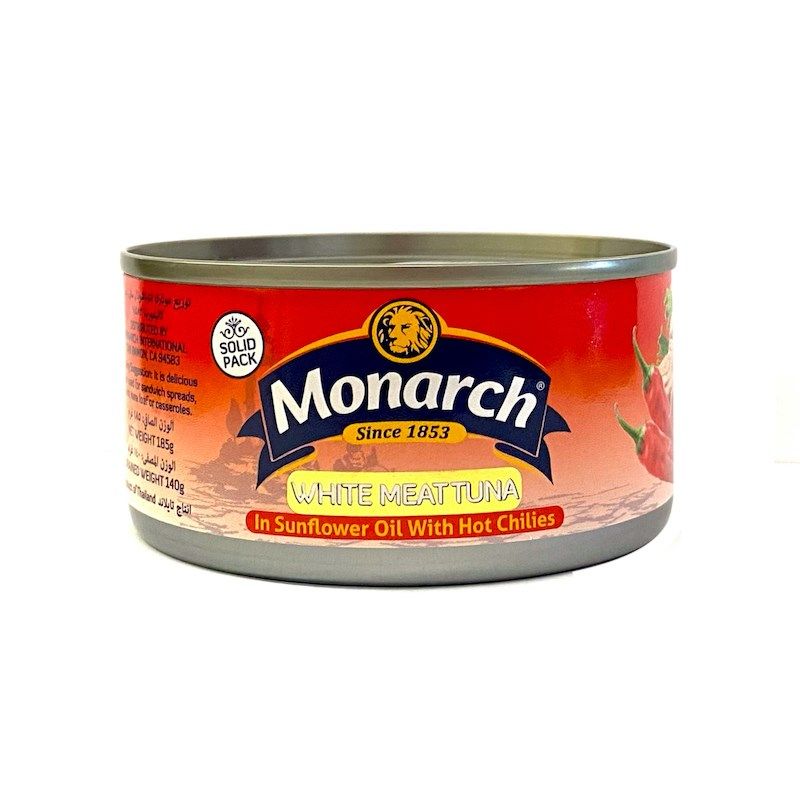 MONARCH TUNA IN SUNFLOWER OIL 185G