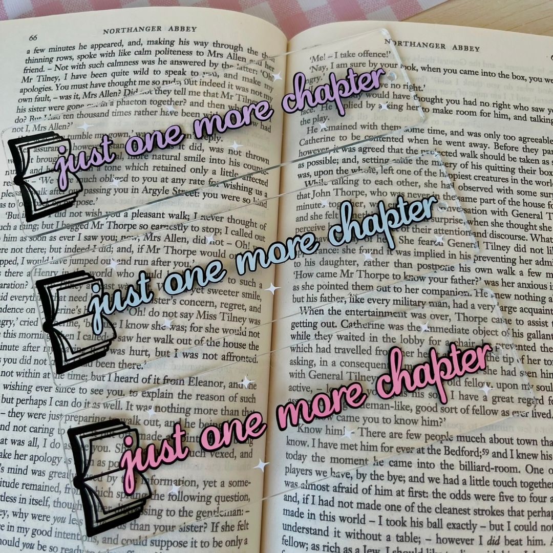 Just One More Chapter Bookmark